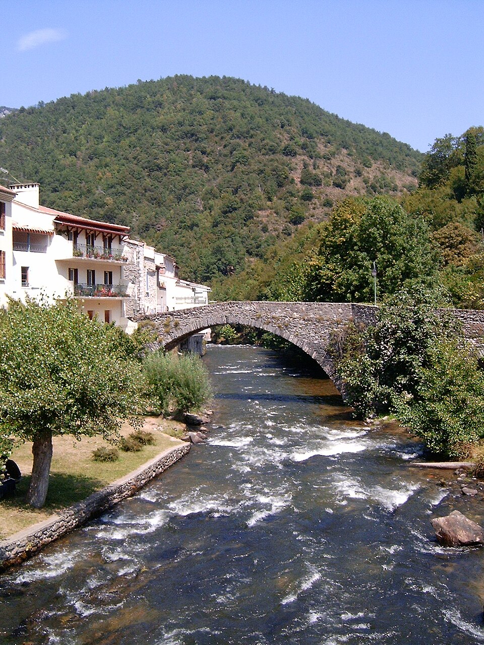 Vue de Axat