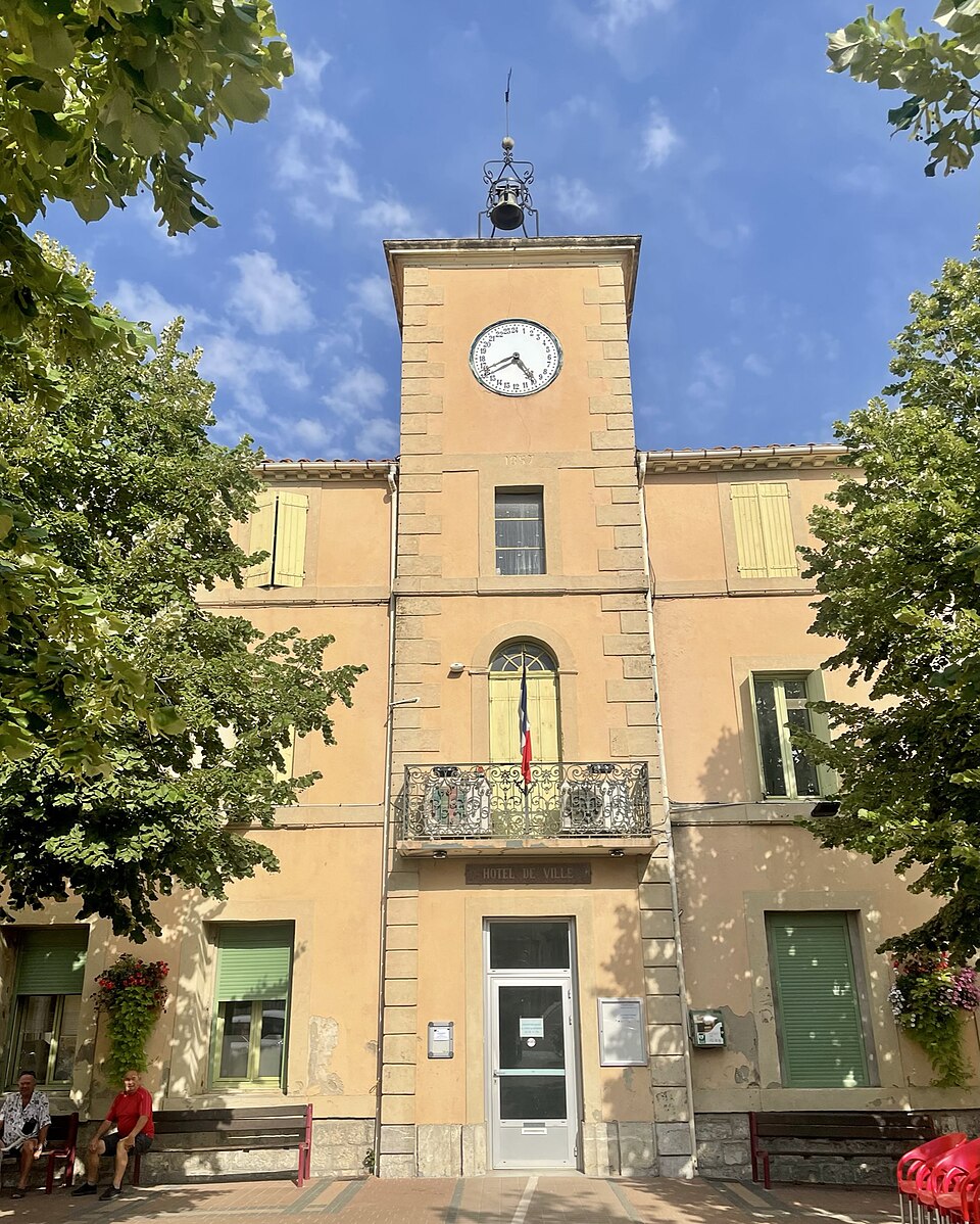 Mairie de Salles d'Aude ː façade