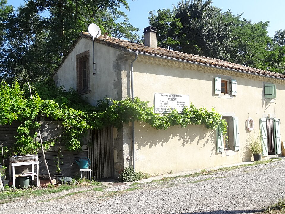 Écluse de Villedubert — Canal du Midi — Maison