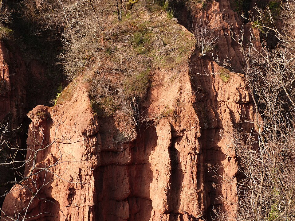 Paysage sculpté par les igues de Rouffiès et du Py