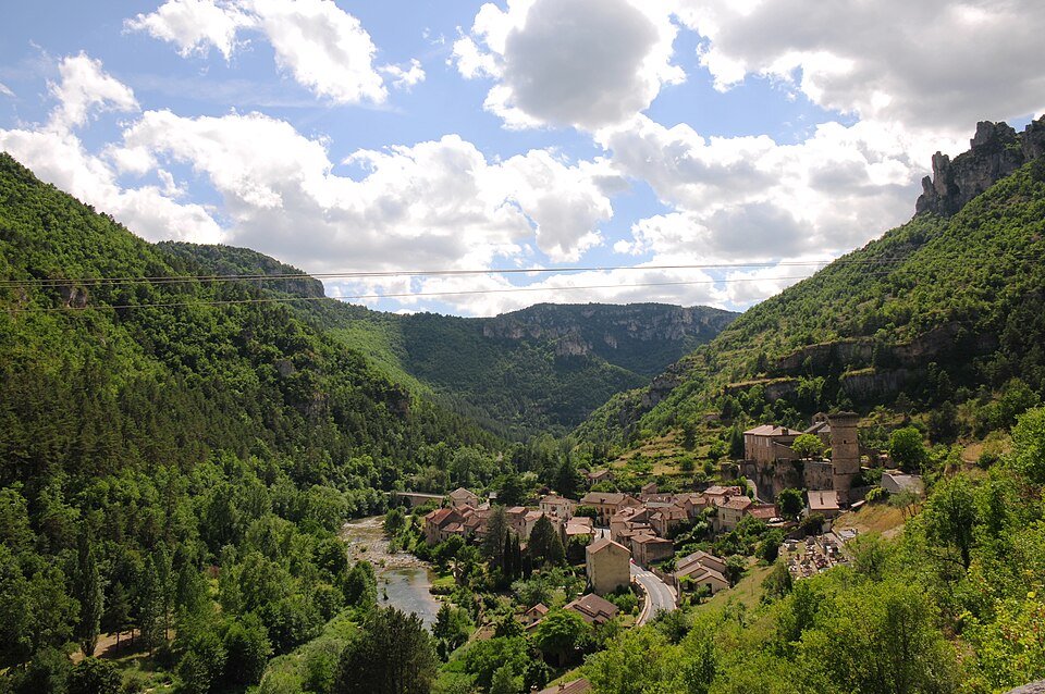Panoramic view of La Roque — Ste — Marguerite from the East — panoramio