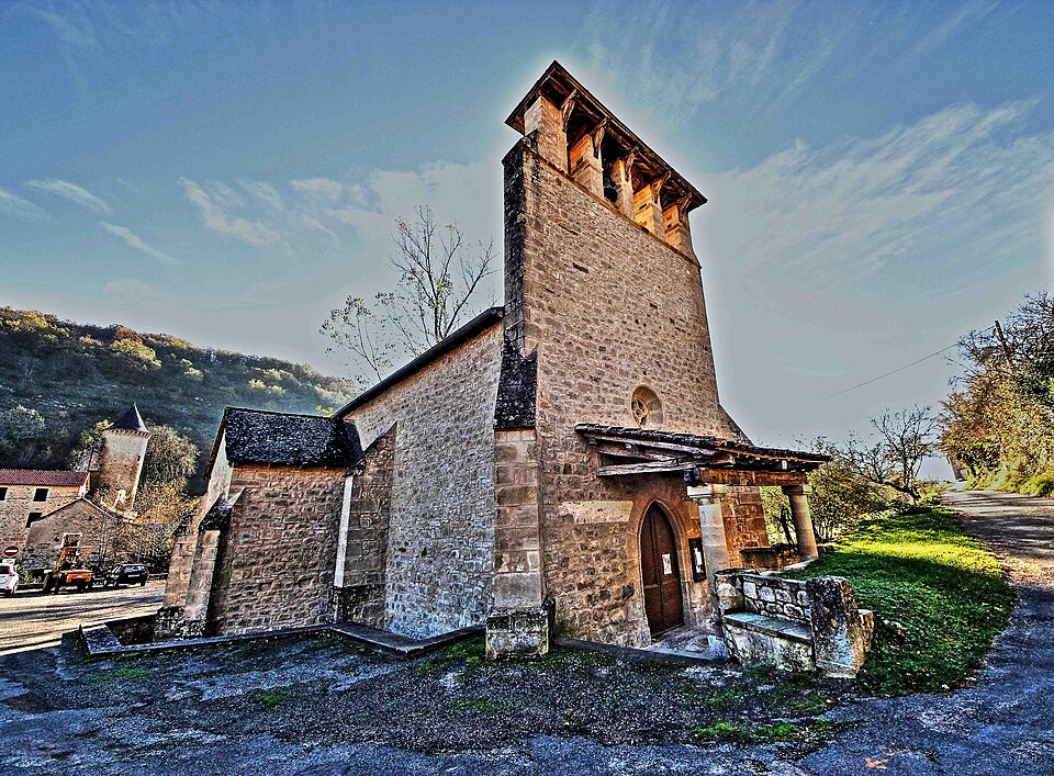 La Rouquette, l'église by J — P COUSIN