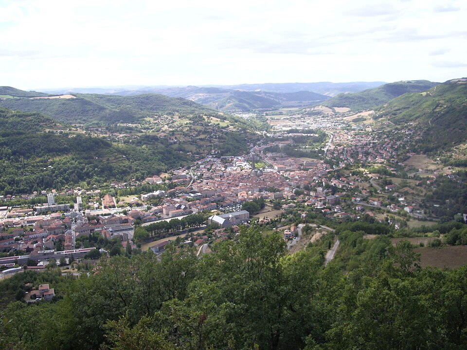 Panorama of Saint — Affrique