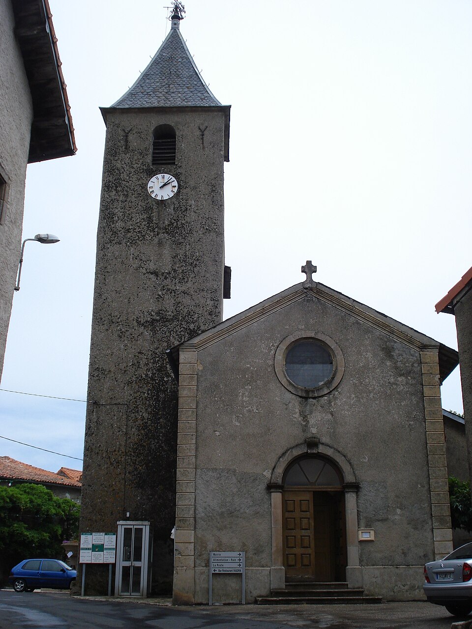 Sauclières (Aveyron, Fr), church