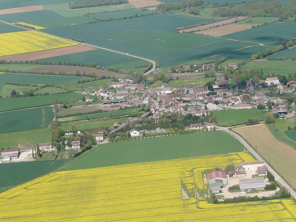 Vue Aérienne commune de COURCY
