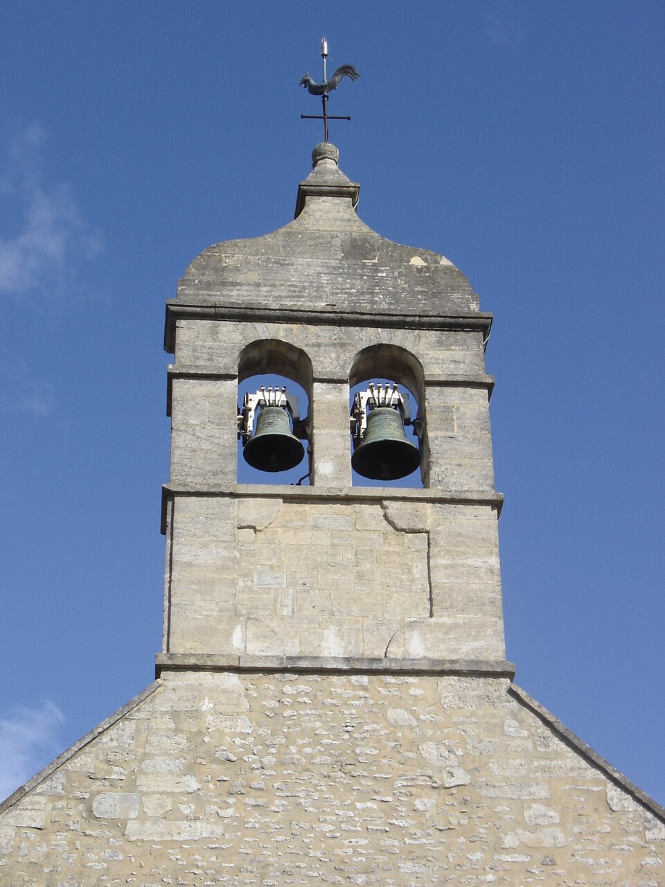 Clocher de l'église de Cresserons