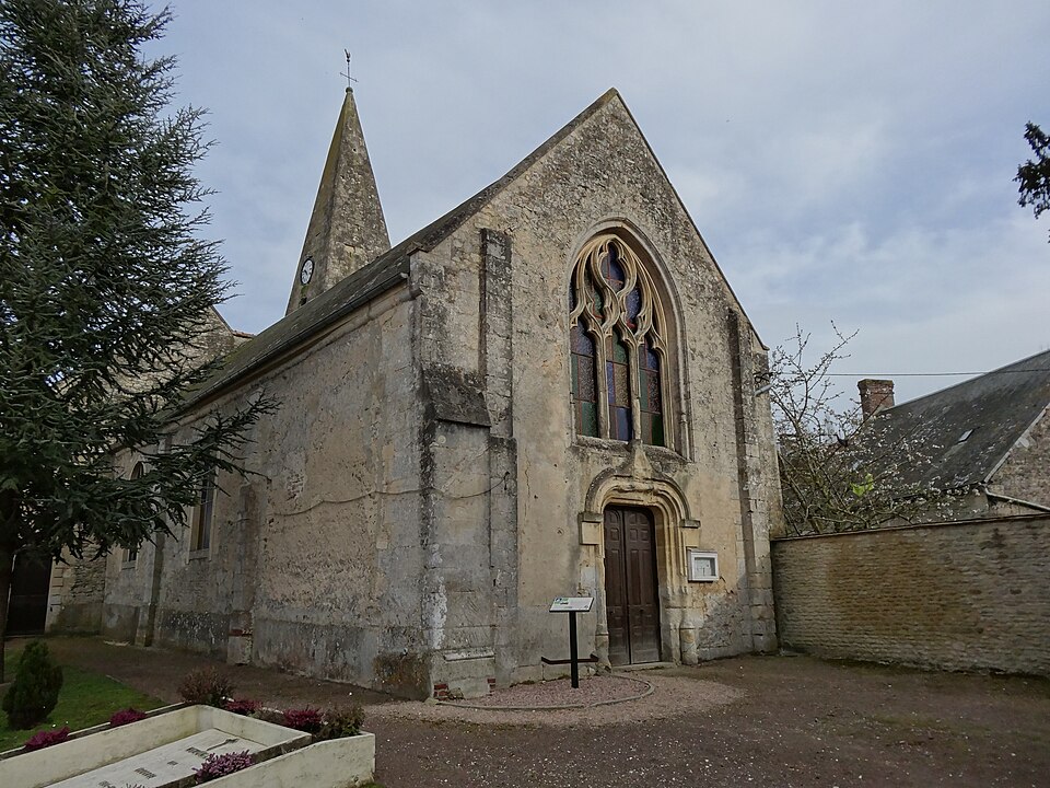 Damblainville, Église Saint — Pierre — Saint — Paul , façade occidentale