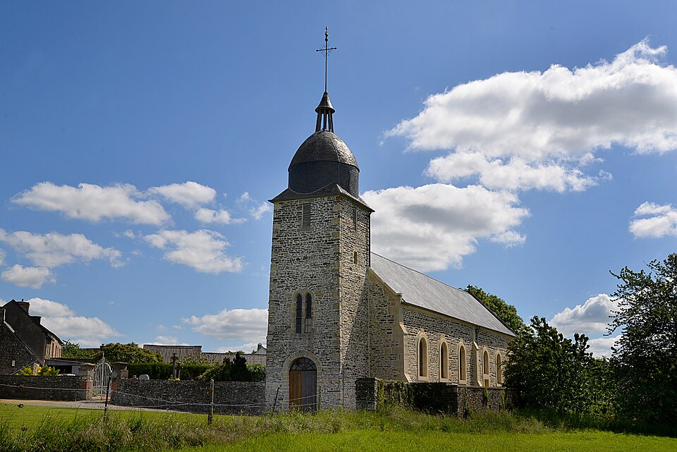 Église Saint — Laurent du Détroit. Vue sud — ouest