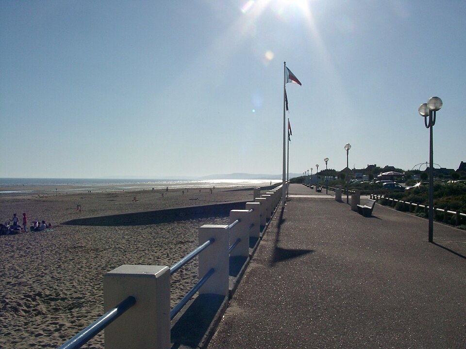 Vue de Merville-Franceville-Plage