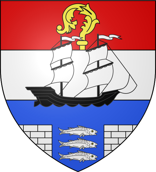 Blason de Port-en-Bessin-Huppain