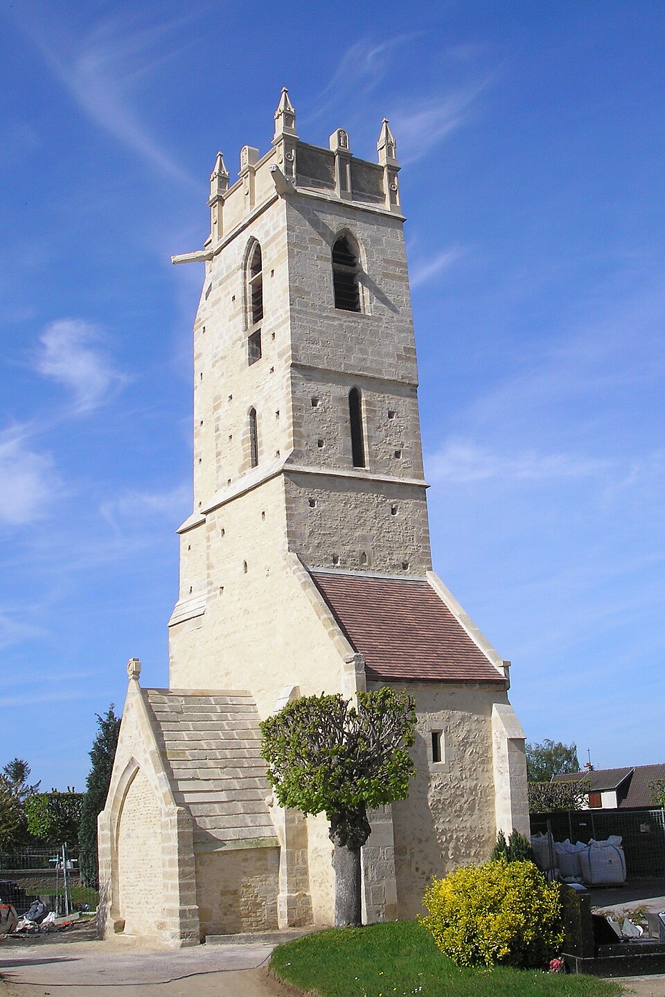 FranceNormandieRanvilleEgliseClocher