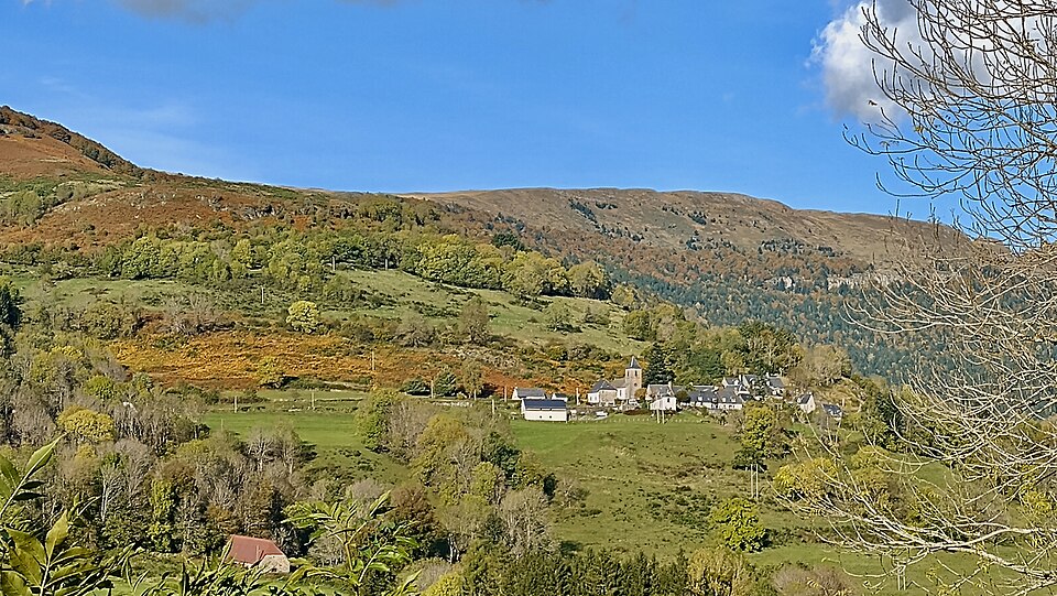 Le Fau, Cantal (vue générale)