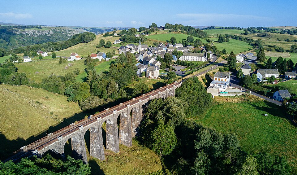 Lugarde, vu du ciel