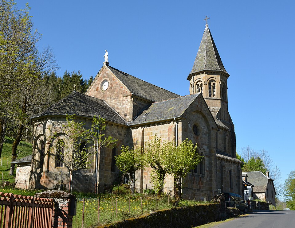 Eglise de Mandailles dpt Cantal DSC 2666