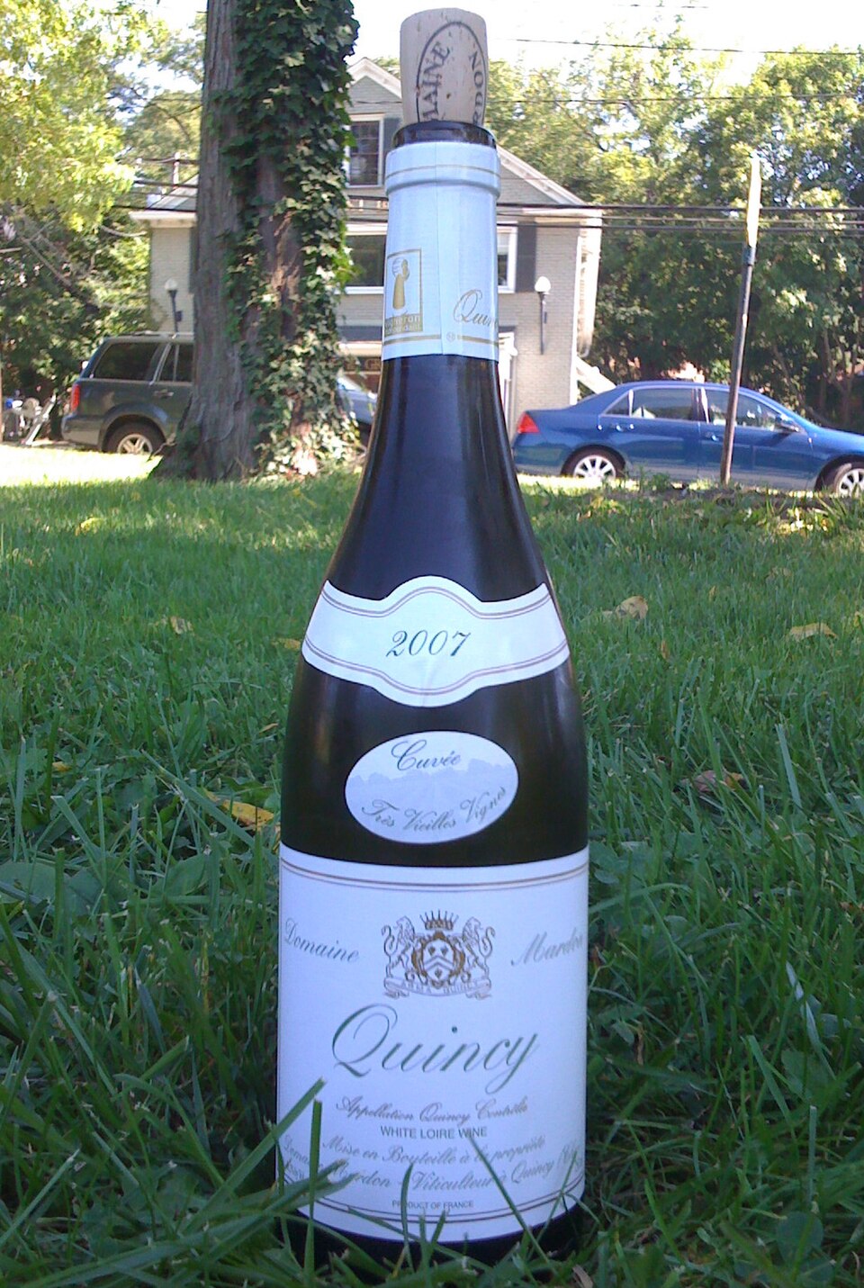 AOC Quincy Domaine Mardon sauvignon 2007