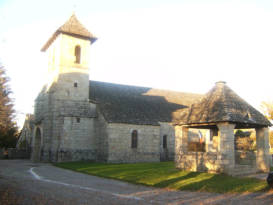 Eglise de Bassignac — le — haut