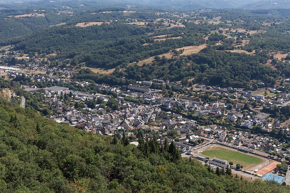 Bort — les — Orgues — vue générale depuis les orgues