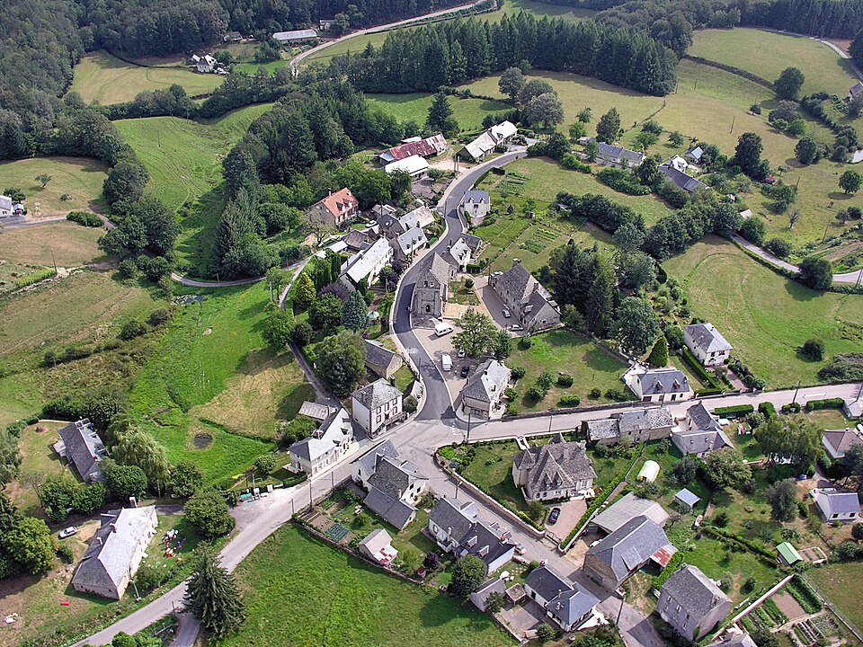 Champagnac — la — noaille vue aerienne