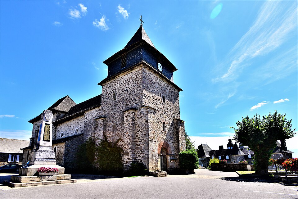 L'église de Lagarde Enval
