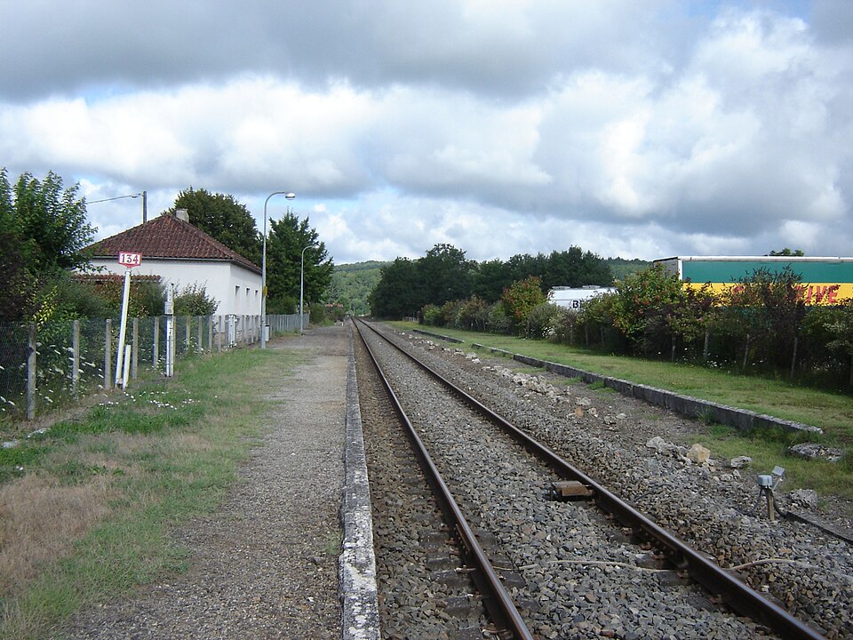 Gare de La Rivière — de — Mansac, Corrèze 2009