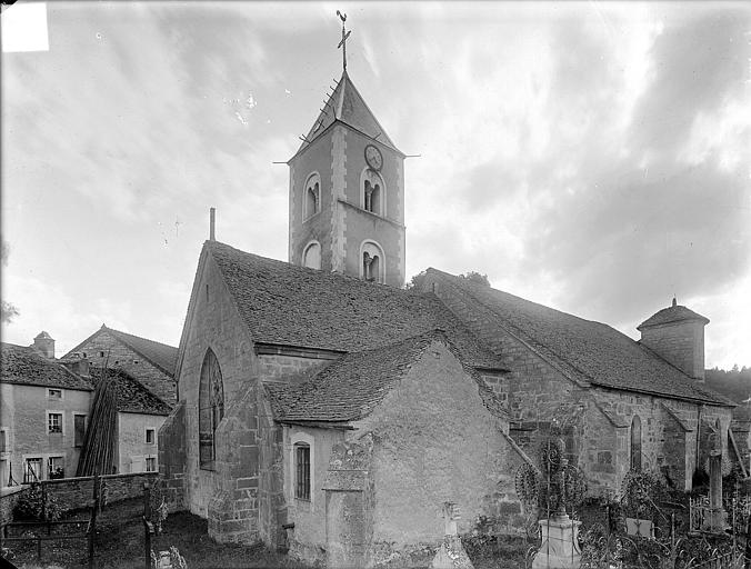 Eglise — Ensemble nord — est — Cussey — les — Forges — Médiathèque de l'architecture et du patrimoine — APMH00019319