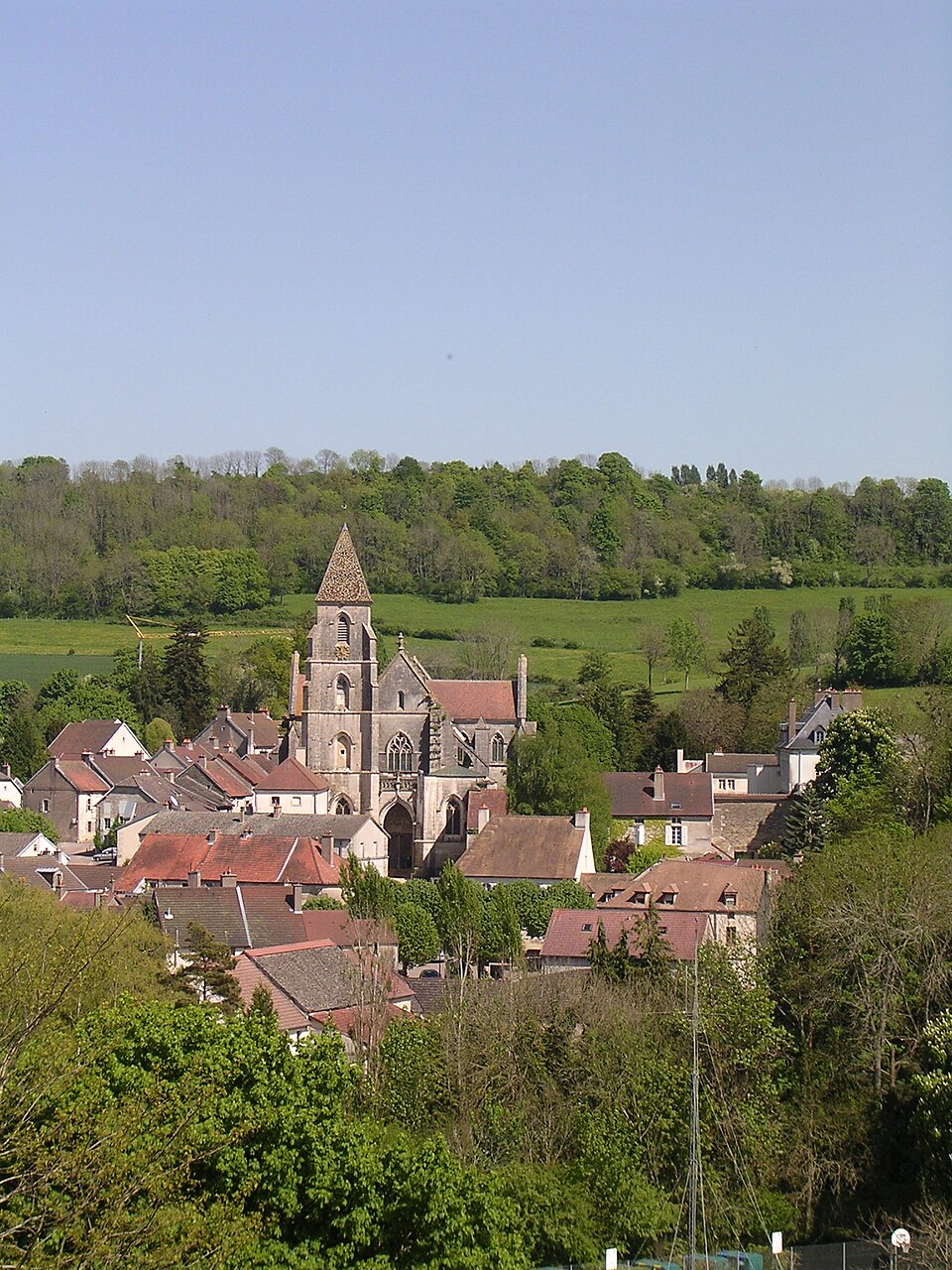 Saint — Seine — l'Abbaye vue generale
