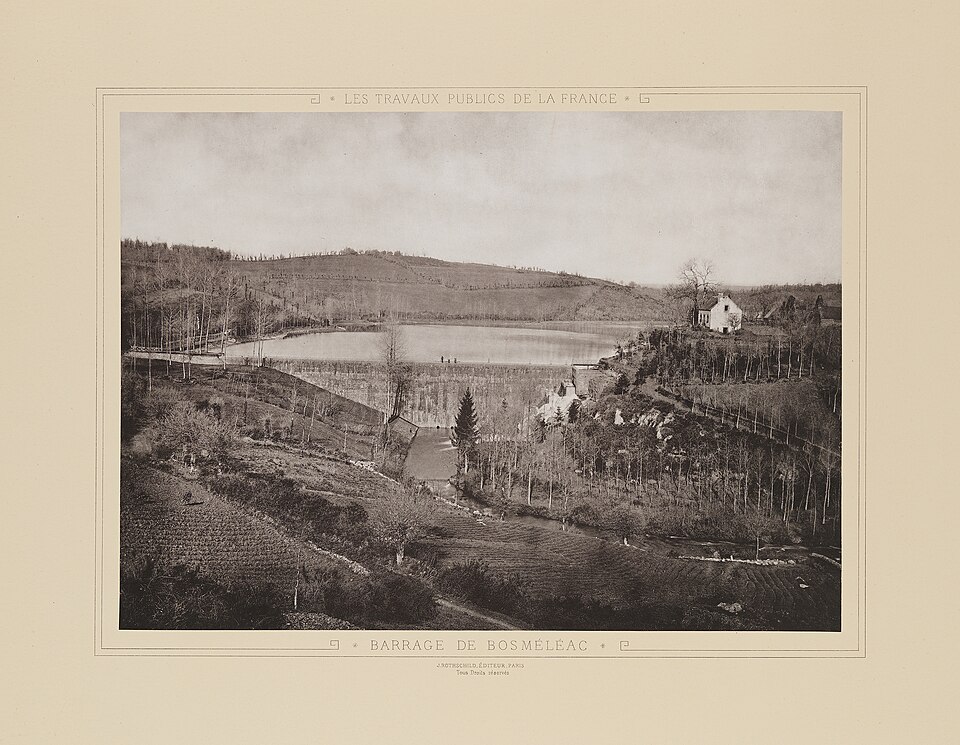 Barrage de Bosmeleac — Les Travaux Publics de la France