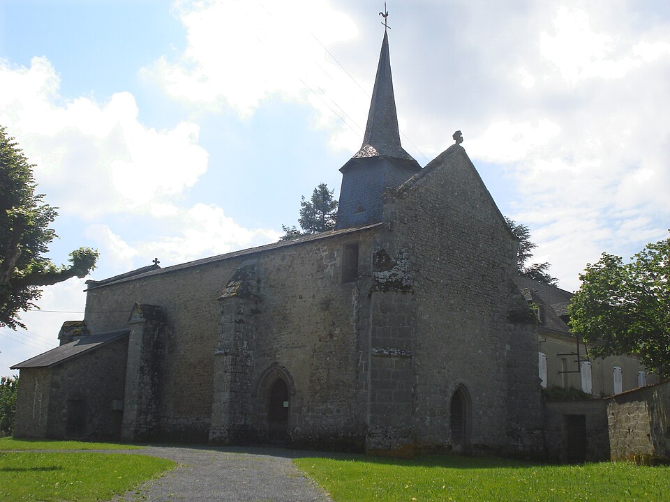 Arrènes (Creuse, Fr), l'église