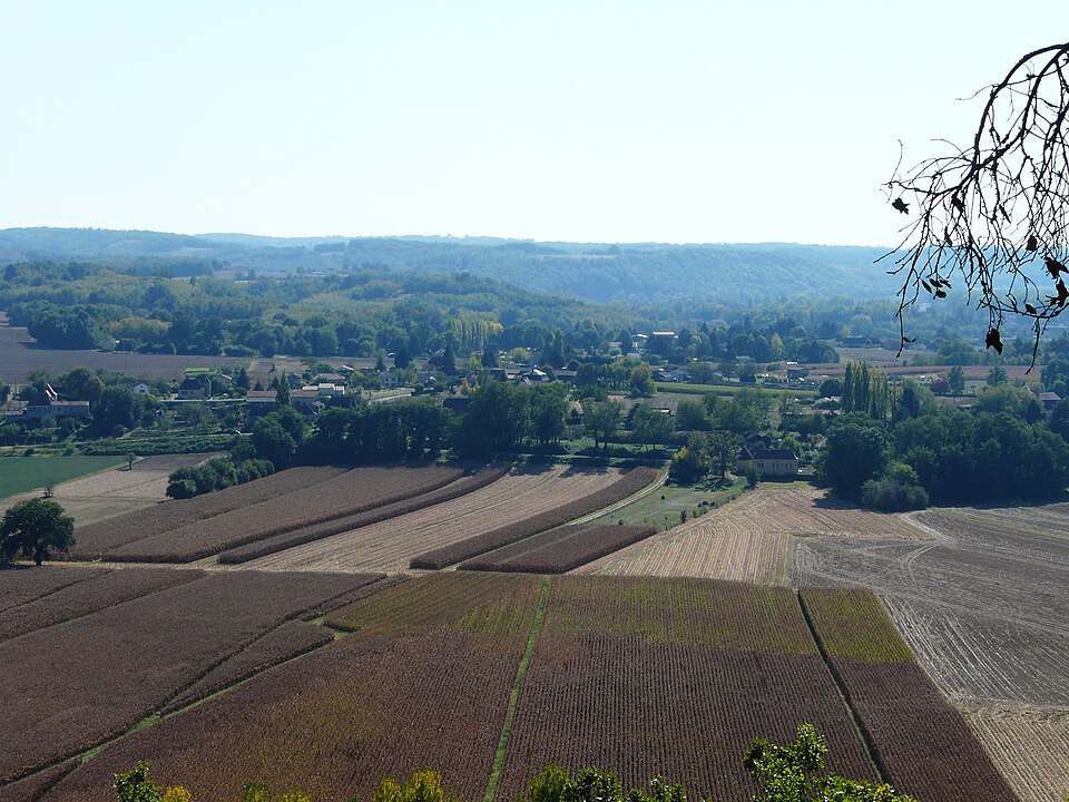 Calès depuis belvédère cingle