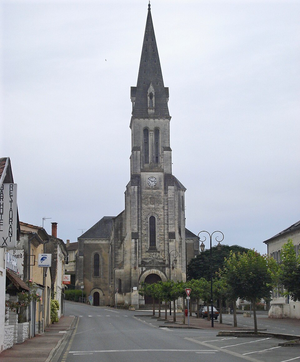 Mussidan (Dordogne, Fr), église paroissiale