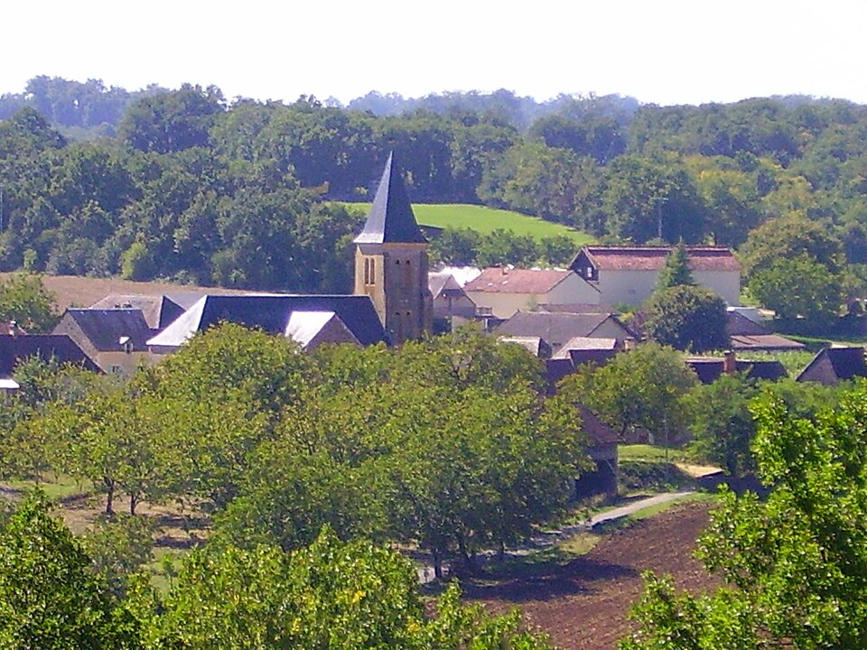 Le bourg Nabirat Dordogne