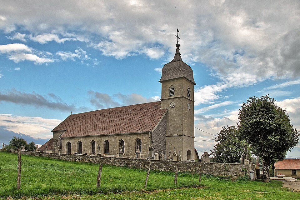 Le Bélieu, l'église Saint François d'Assise