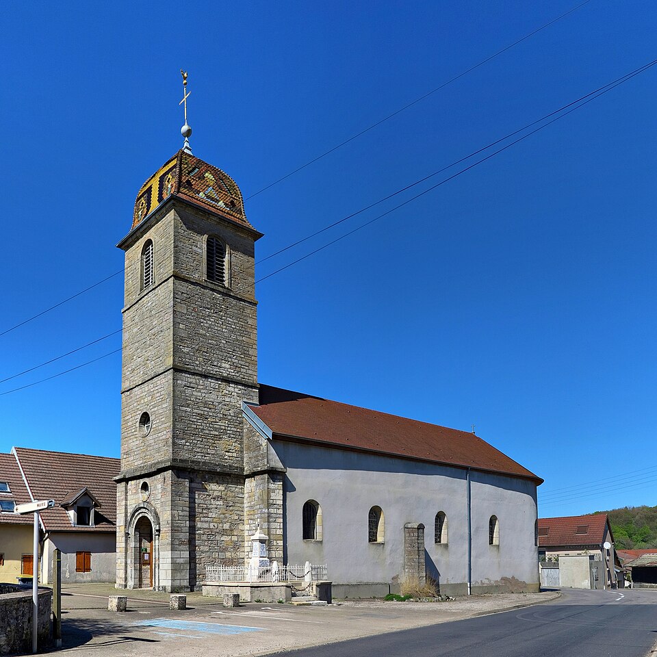 Busy, l'église