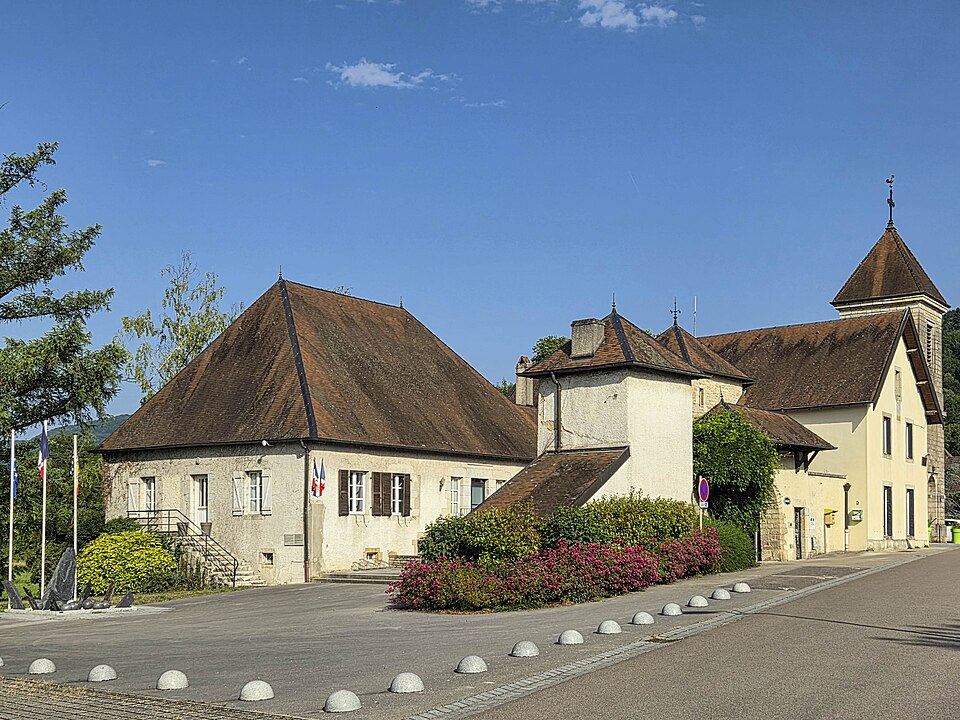 Devecey, le centre du village