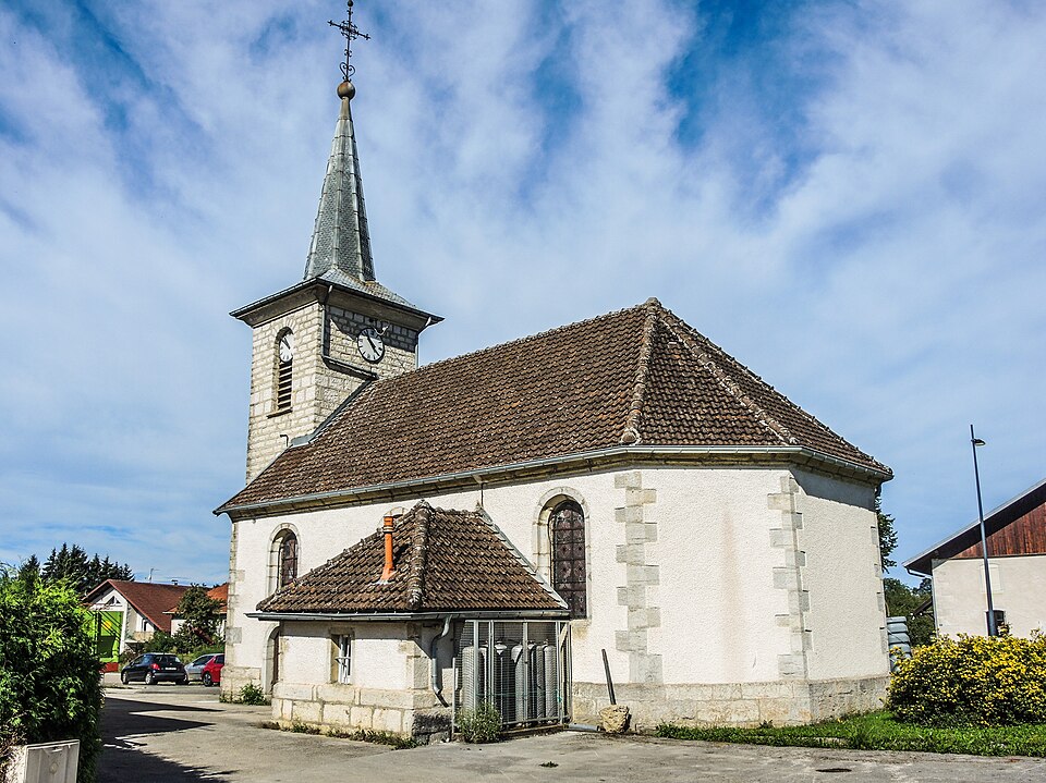 Eglise Saint — Roch. Ferrières — le — Lac