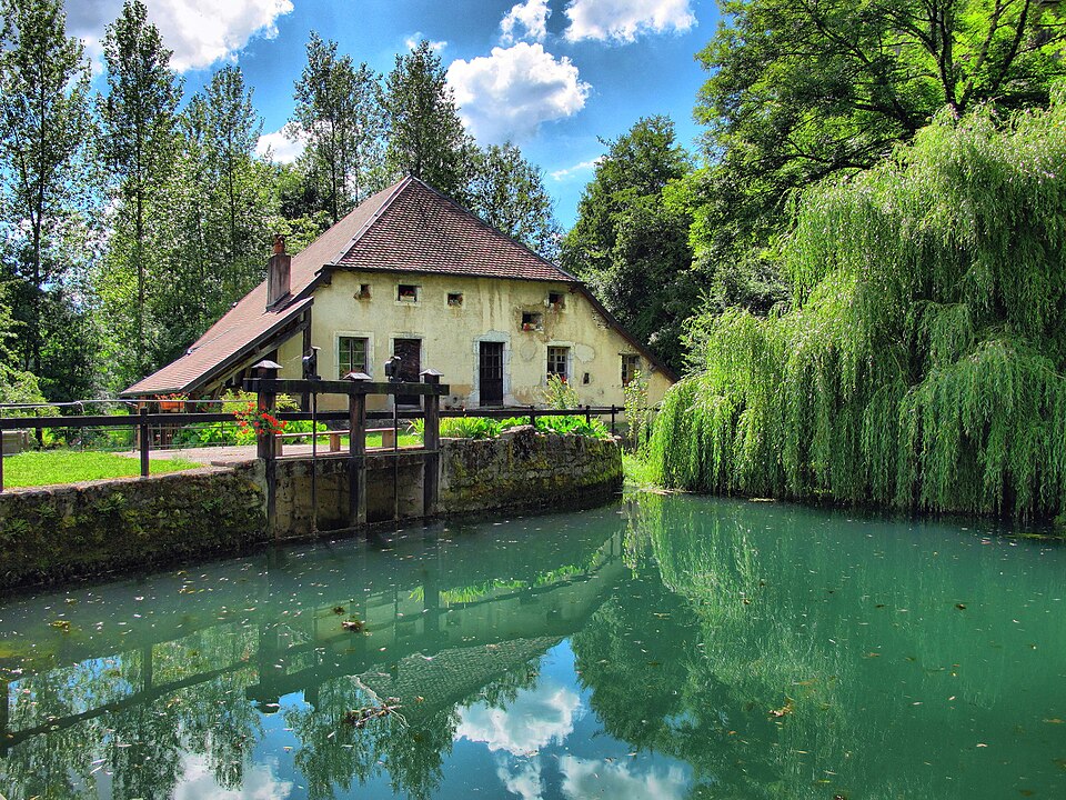 Fourbanne, le moulin et sa retenue