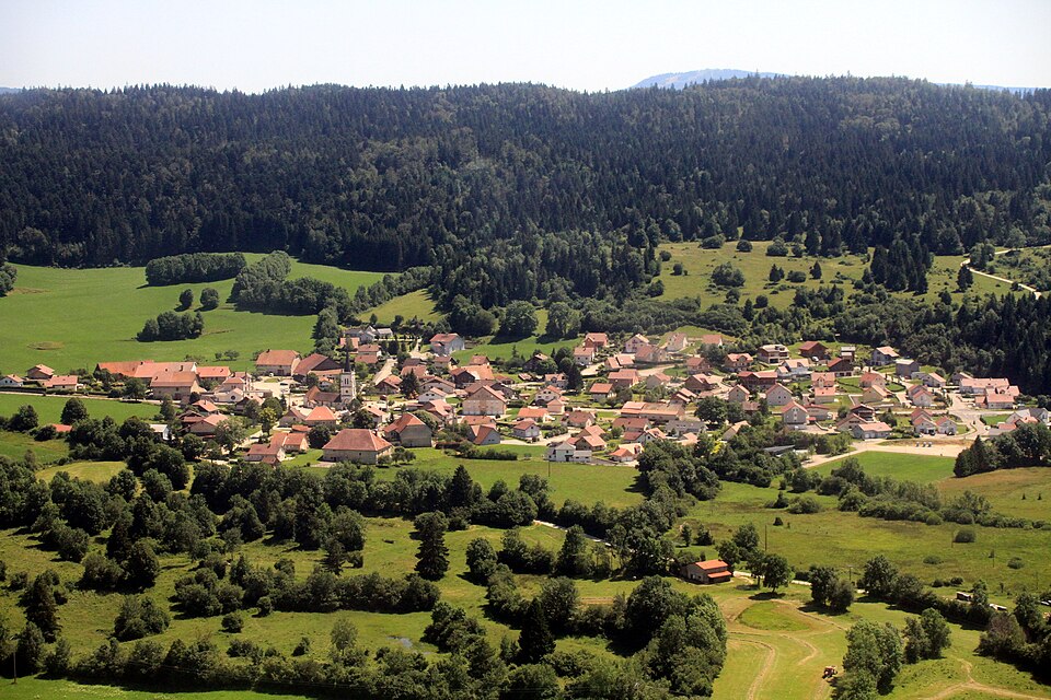 Granges — Narboz — vue aérienne