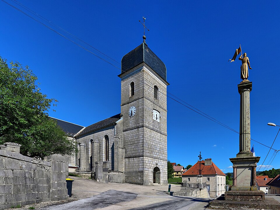 Guyans — Vennes, l'église