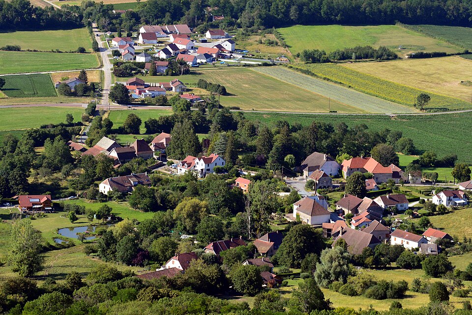 Mérey — Vieilley, vue générale