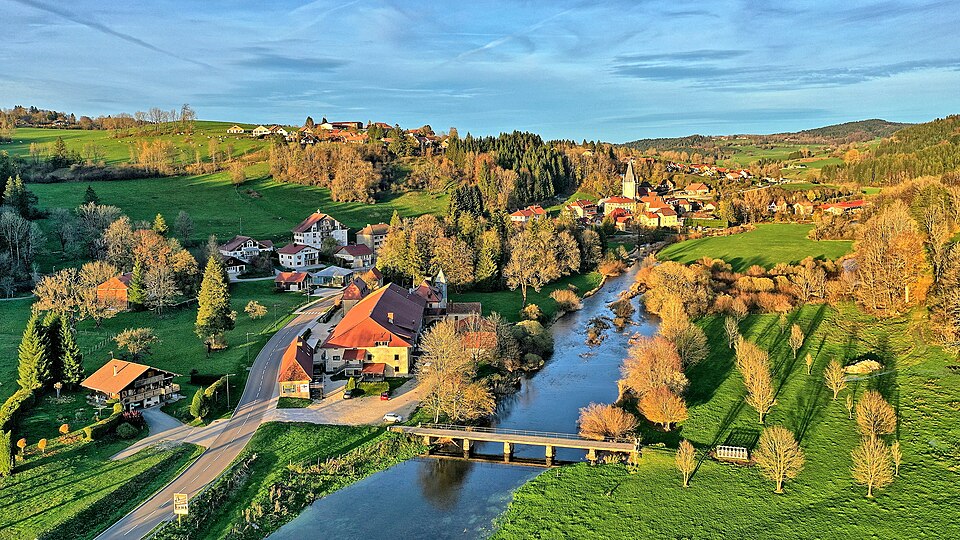 Montbenoît, vue générale du village