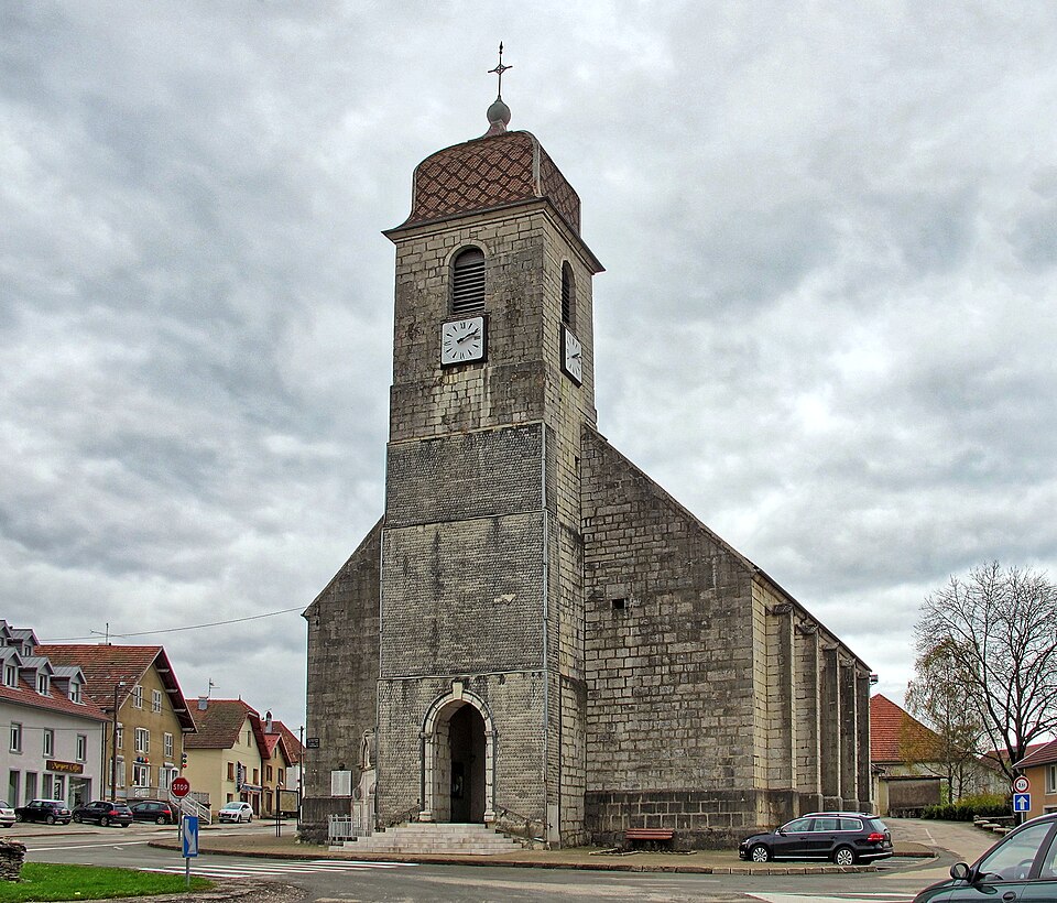 Pierrefontaine — les — Varans, l'église