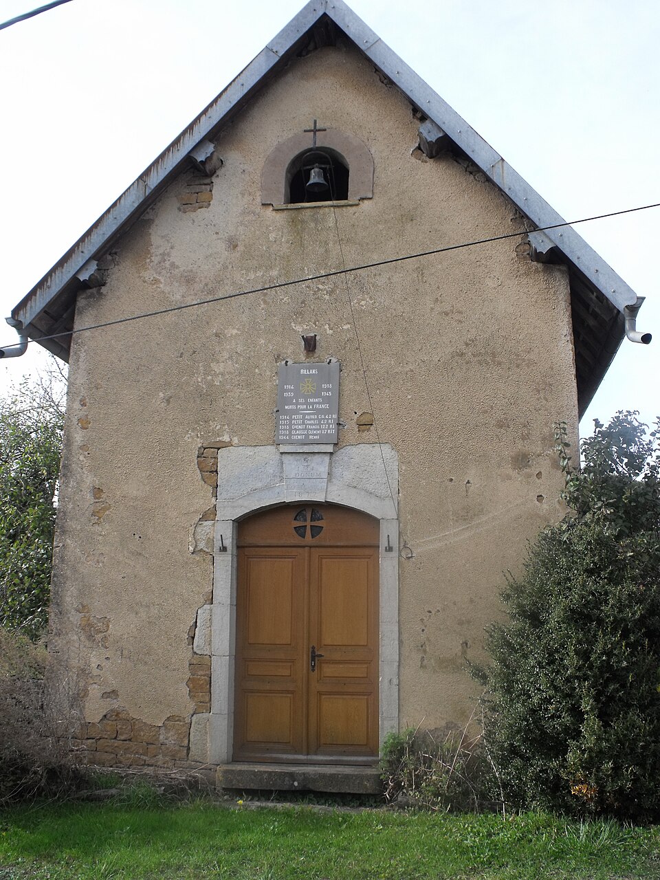 Rillans chapelle