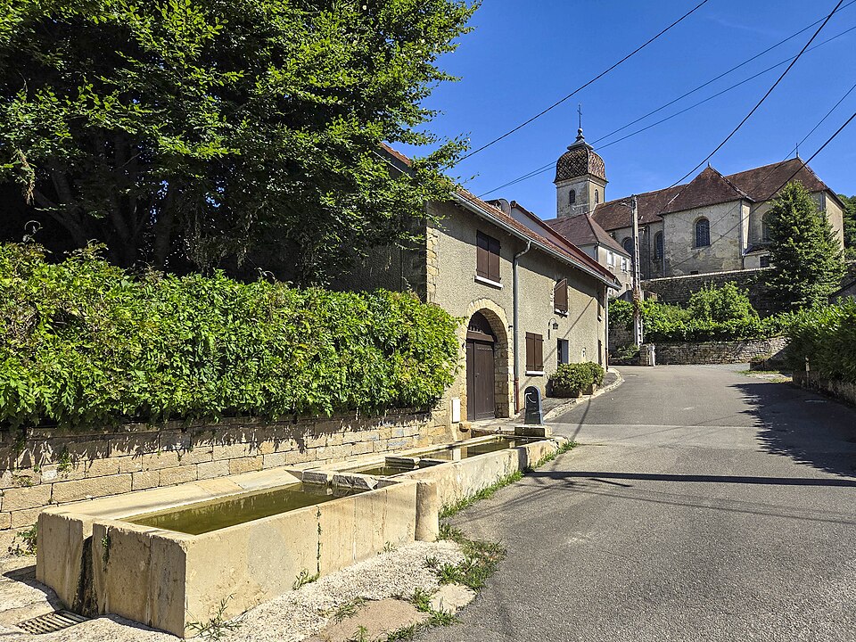 Vieilley, le centre du village