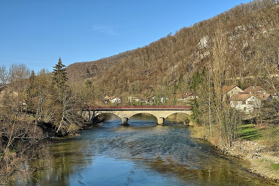 Villars — sous — Dampjoux, le pont sur le Doubs