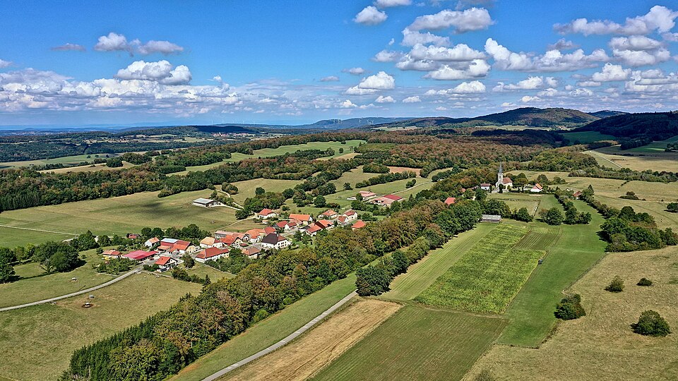 Villers — la — Combe, vue générale du village