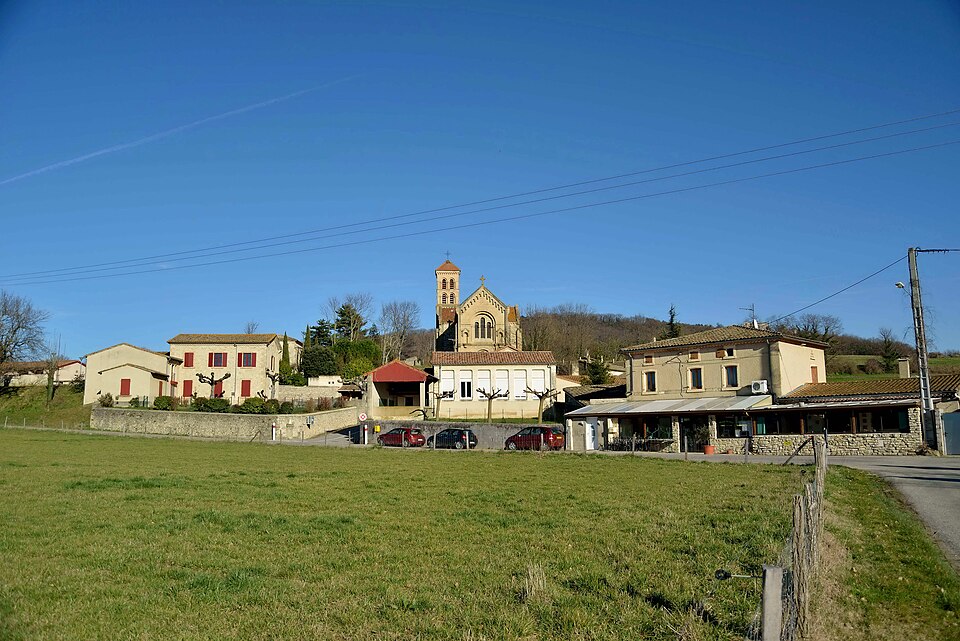 Le village de Divajeu(Drôme)