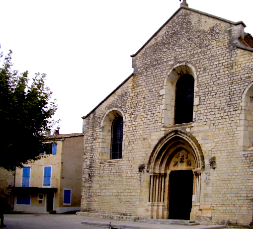 Église Saint — Marcel — lès — Sauzet — façade
