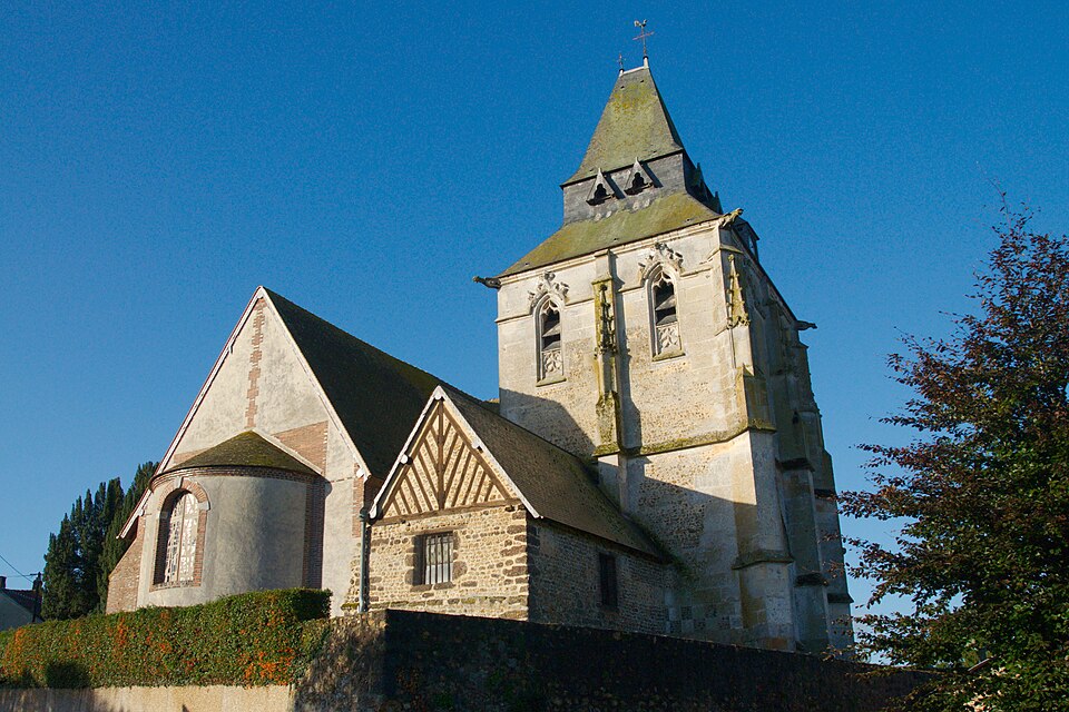 Église Saint — Martin d'Ambenay, vue générale 1