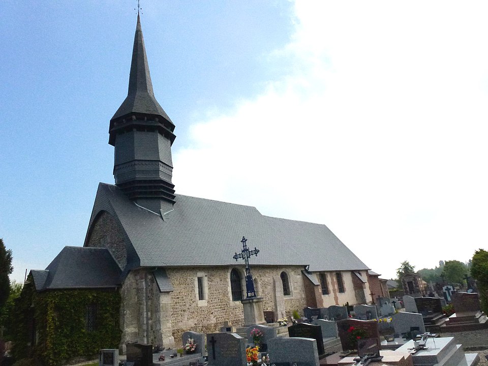 Bournainville — Faverolles (Eure, Fr) église de Bournainville