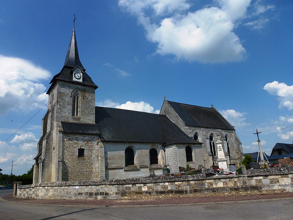 Bray (Eure, Fr) église Notre — Dame
